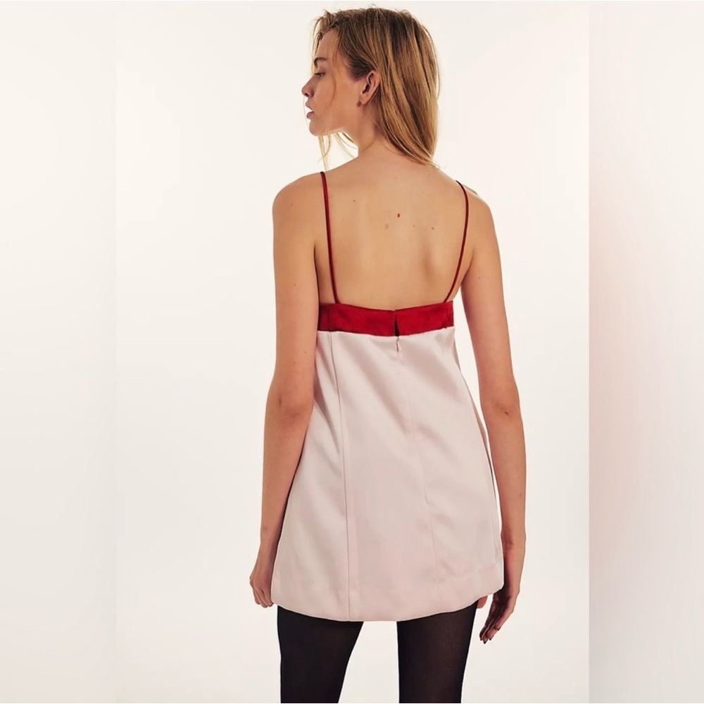 Free People | Pink Babydoll Verano Mini Dress in Sweet Combo ~ Brand New Medium - Picture 6 of 13